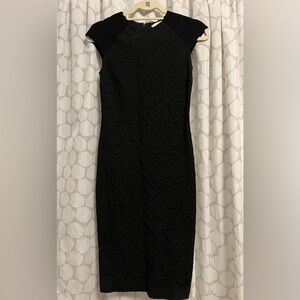 Tory Burch Black Fitted Dress xs